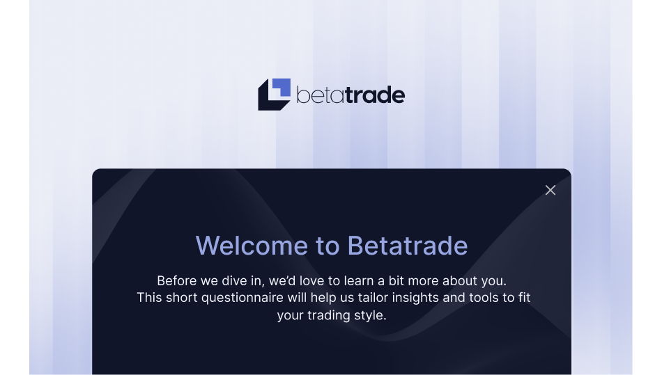 AI trading assistant interface