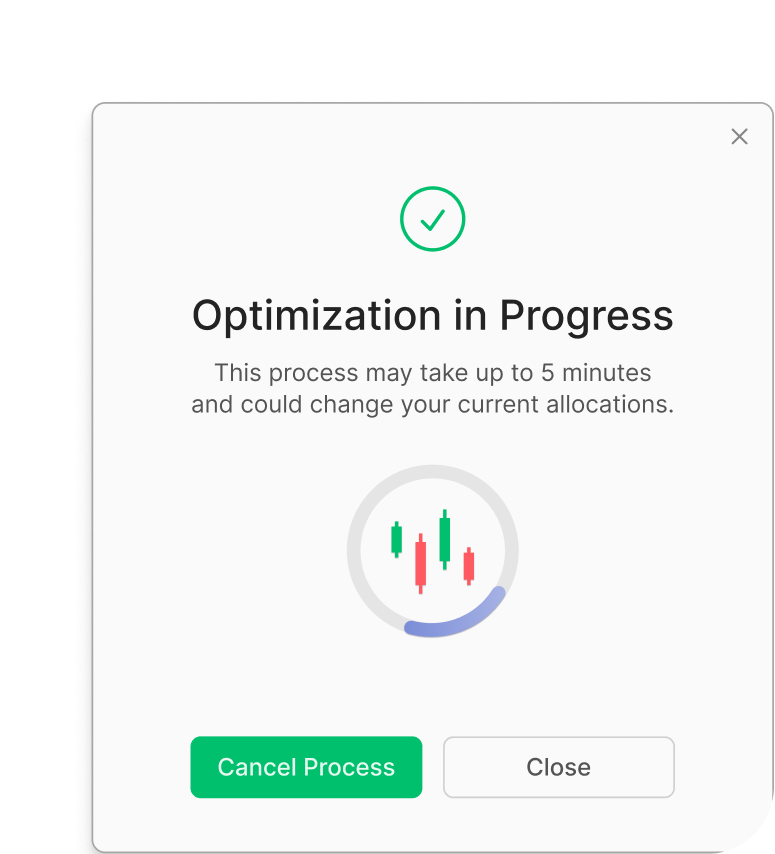 Dynamic portfolio optimization dashboard